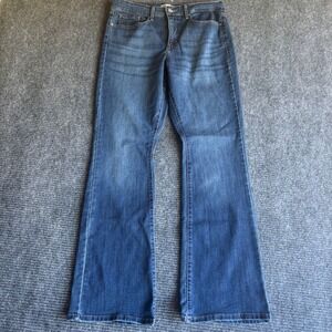 Levi Strauss Signature Mens Mid Rise Bootcut Jeans Blue Medium Wash 10M W30 L32